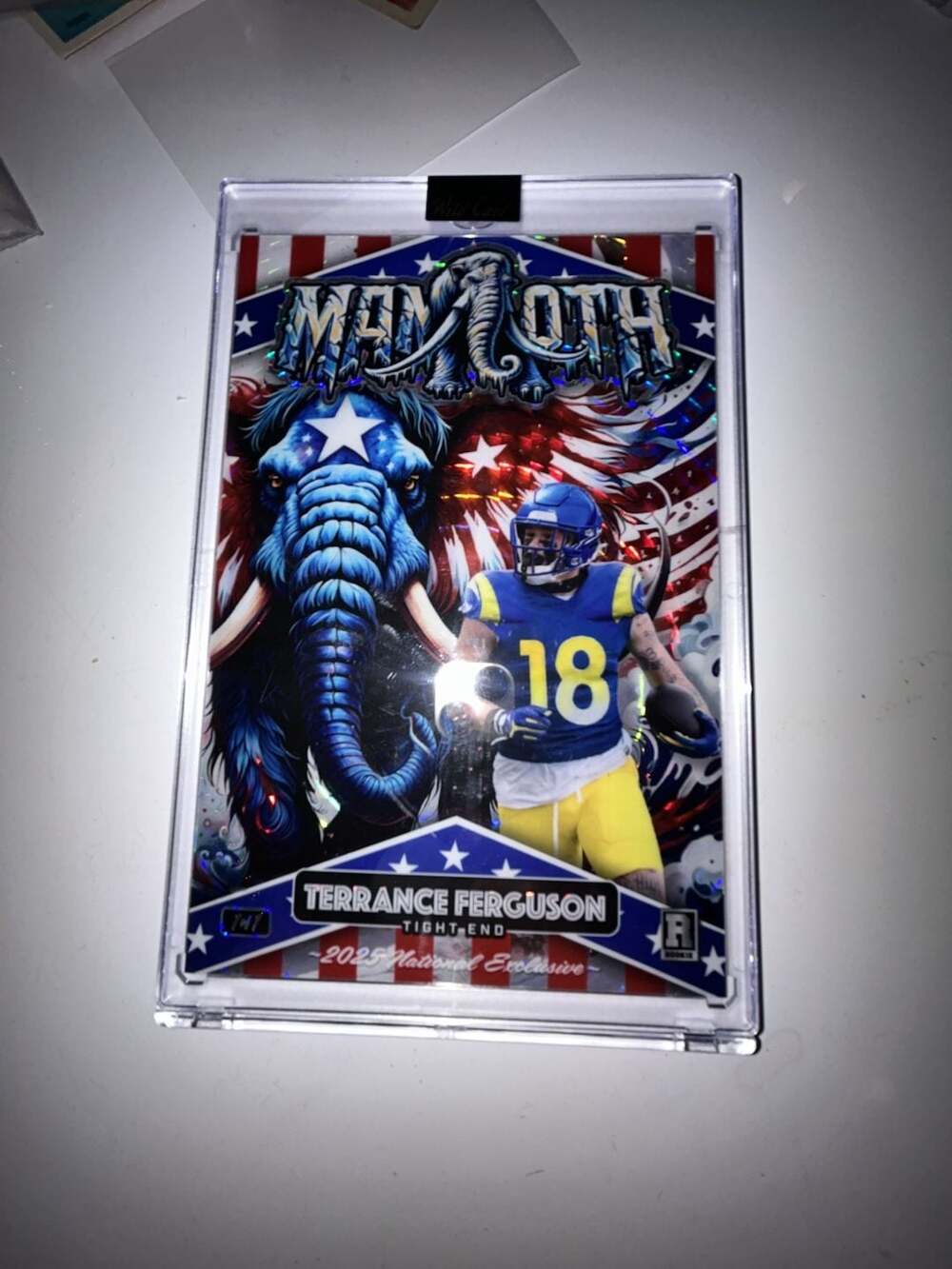 2025 Wild Card Mammoth Dino-Might Terrance Ferguson National Exclusive Rookie Ca